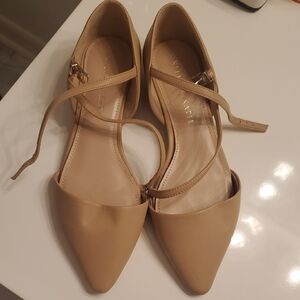 Kelly & Katie Tan Pointed Flats